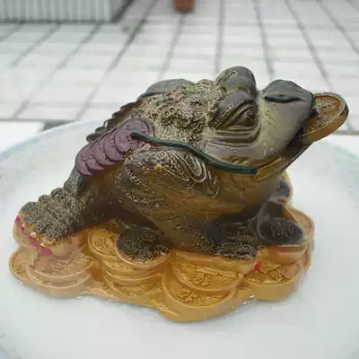 Golden Chan tea pet Zucai Caibai crafts decoration tea tray tea ceremony Tea Art Daily necessities gift Golden large size