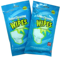40 pieces of toilet wet wipes Wet paper bathroom cleaning products for home cleaning use