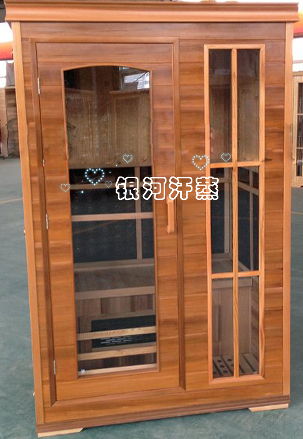 New Far Infrared Light Bathroom Energy House Double Deluxe Khan Steam Room (Red Cedar Series)