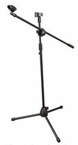 Floor bracket microphone mount floor-standing microphone bracket condenser microphone bracket with 2 clips 002