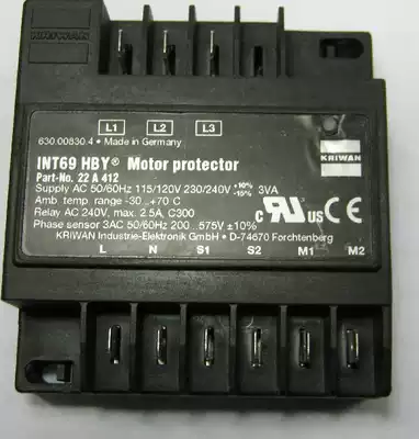 German KRIWAN air conditioner uses INT69HBY Motor Protection module