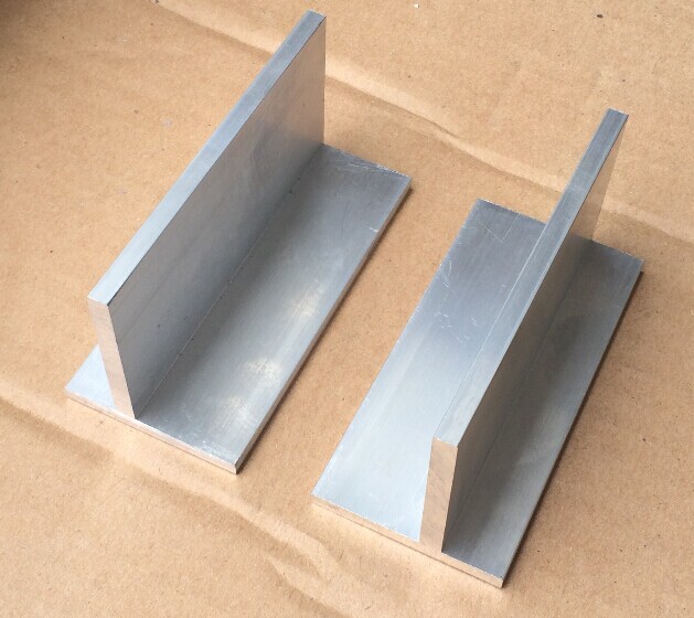 Professional profile QUAD405 special T type thermal conductive angle aluminum length 95 mm T type angle aluminum