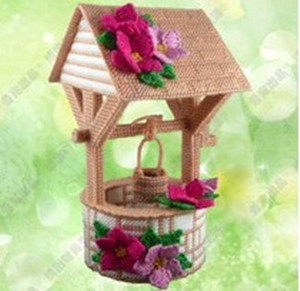 Solid embroidery kit wool thread cross embroidered home decoration Xu willing well material bag