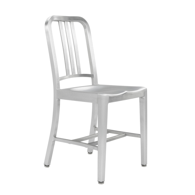 Chair Made of Metal Aluminum Alloy for Conference and Dining Rooms, with a Backrest, Light Luxury, Modern and Simple, Bedroom Chair, Home Use Navy Chair