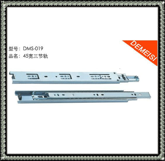 Three-section track drawer track Ball track drawer rail 12 inch s 30CM