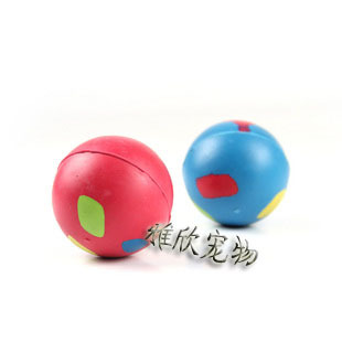 2013 new pet toy bite rubber solid ball ball rubber elastic foot