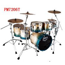 Hong Kong MES professional display seven drums PM7206T drum set yellow green gradient jazz drum