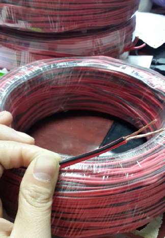 (Factory direct sales) RVB 2 core X0.75 square red and black parallel line power line signal line horn line invoice