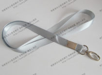 Silver grey breast card hanging rope chest card rope document hanging rope document sleeve strap