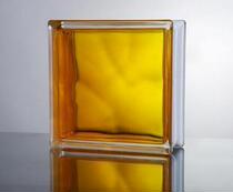 Beautiful cozy inner colourful yellow clouds Splendid Listed Glass Brick Partition Xuanguan Crystal China