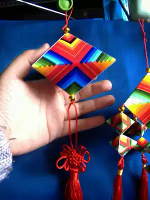 Dragon Boat Festival dumplings sachet winding sachet diy material winding jade thread Multicolored rope weaving Kindergarten diamond handmade