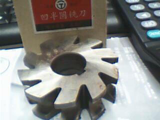 High speed mesh recessed semicircular milling cutter 80 * R8 old stock 6542 material W18 material (quality assurance)