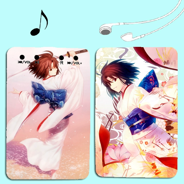 Vương quốc của hai nghi lễ trống Anime Mini Thẻ nhẹ Trình phát nhạc MP3 Walkman để tùy chỉnh bản đồ - Máy nghe nhạc mp3