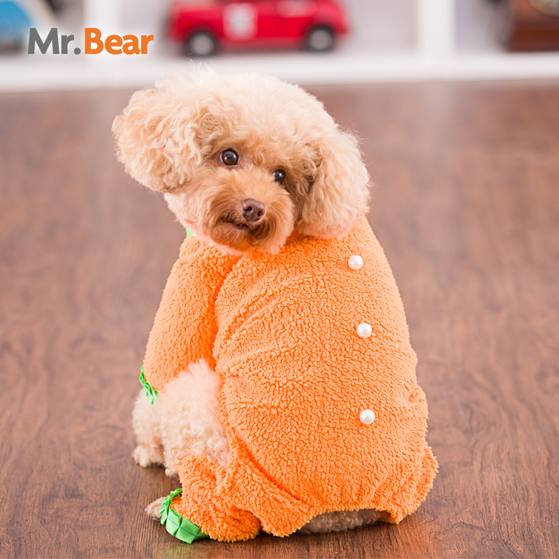 Mr.Bear/宠宠熊 泰迪贵宾狗狗衣服秋冬服装宠物狗狗 狗衣服四脚衣