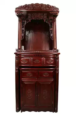 Haixin Buddhist utensils Buddhist supplies Buddhist shrines for tables, Shenlou cabinets, ashwood mahogany color shrines 8188