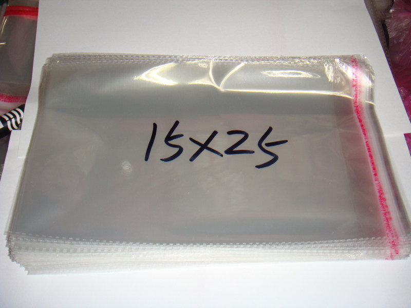 OPP bag adhesive self-adhesive bag transparent plastic bag packing bag 15x25CM 3 3 Yuan 100 only
