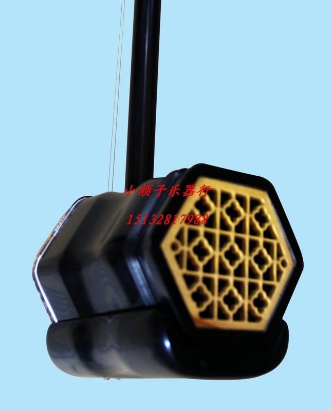 Beijing Xinghai Hebei Professional Ebony Material Log Polished Hexagonal Wooden Shaft Erhu