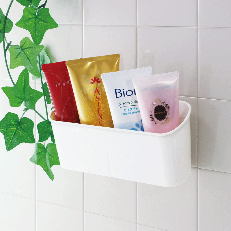 Japan imports powerful suction cup-style shelve containing bathroom wall-mounted toilet dressing room suction-wall-free