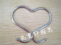 Stainless steel S adhesive hook medium S-hook S-shaped hook supermarket adhesive hook S-shaped hook wall-mounted flowerpot hook hook