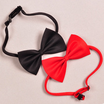 Childrens performance red collar knot tie collar flower black braces male and female children lining clothes midbarrel socks Costume Accessories Accessories Accessories