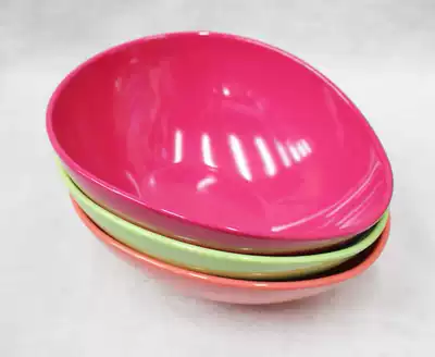 Korean tableware high-end heart-shaped salad Basin home fashion creative salad bowl fruit bowl