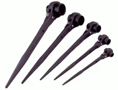 Taiwan KWT sharp tail Dib wrench dual-purpose wrench pointed tail ratchet socket wrench auto repair Wrench 32-38