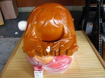 (14-inch wooden fish) Buddhist tools religious supplies camphor wood