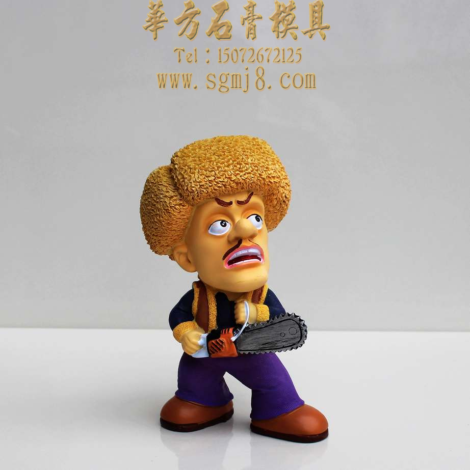 19cm high gypsum mold large plaster painted mold diy gypsum abrasive new plaster doll