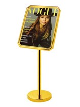  Factory direct sales water chestnutiao flat seat billboard Hotel lobby display card luxury poster brand titanium billboard