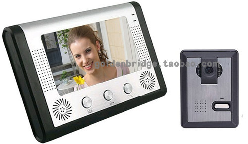 7 Inch Color Doorbell Intercom 7 Inch Color Visual Pair Bell One-on-one Visible Doorbell Villa Visible Doorbell