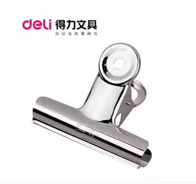 DELEY 9526 19mm round ticket holder 6# DELEY ticket holder stainless steel drawing board clamp small clip ticket holder