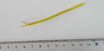 Fine shielded wire single core outer diameter 4mm yellow good quality new backlog clearance per meter