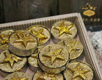 Special offer to light the fun of life Gold hard mini candle Single price only silver