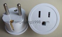 GS-251 German plug 4 8MM European converter German gauge to US gauge socket Schuko plug