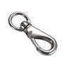 Stainless steel universal hook swivel ring universal spring hook chain hook key button dog chain rotary ring M4
