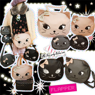 Japan's Rakuten Flapper Cat-Themed Shoulder Bag/Crossbody Bag, a Favorite among Loli Girls, Poohchan