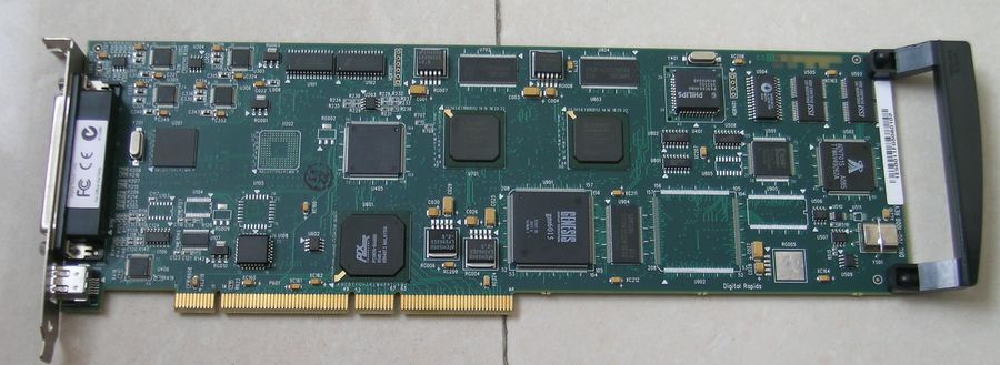 Original installation of DRC-1500 streaming media collection card (physical figure)