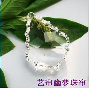 Lamp Pendant Accessories Crystal Beads Curtain Door Curtain Maple Leaf Pendant DIY Ornament Crystal Pendant Loose Bead bead Bead Curtain section pendant