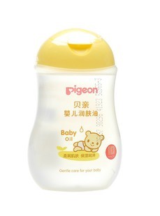 贝亲婴儿润肤油 宝宝按摩护肤油200ml(透明款)IA106  正品开发票