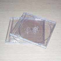 High quality transparent monolithic CD box clear single disc box standard CD Box 100 per box factory direct