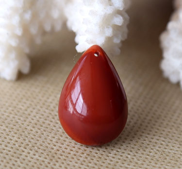 Water Jade Ice Throng Natural South Red Agate Pendant Persimmon Red Meat Good full of meat Multi-kind