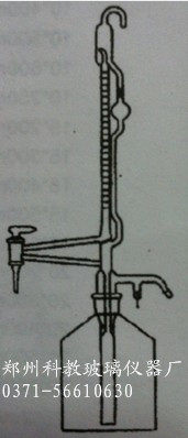Model 1655 100ml base type automatic burette automatic return to zero burette with grinding mouth liquid storage bottle balloon