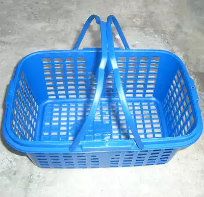 Special wholesale square Bayberry Strawberry Basket 7kg blue plastic portable fruit basket picking transport basket covered