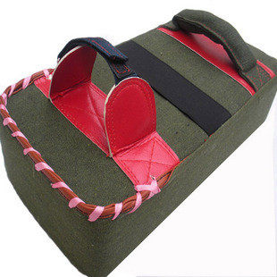Canvas leather training feet to loose martial arts to taekwondo square foot targets