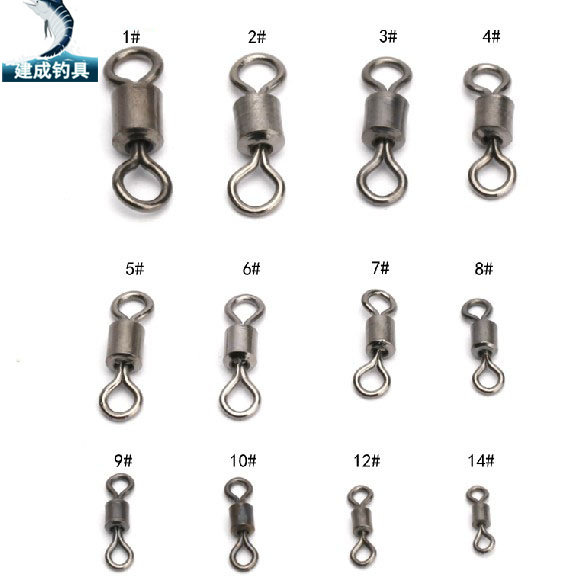 Single American 8-word ring connector Interconnector gear closed with eight-word ring swivel