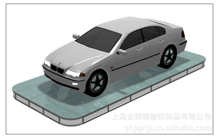 Car Exhibition Glass Terrace Exhibition Display Terrace Car Luminous Booth Event Publicity Promotion Glass Display Table