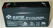 Spot US BB BP1 2-6 6V1 2AH emergency power communication equipment lighting power supply battery