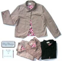 Japan ONWARDs Dip Drops wild lady cape feeling camel doll shirt small coat