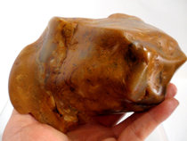 981 grams of pure natural Bahrain Shifu Huangshi Frozen Ground Seal Stone Country Stone Chicken Blood Stone Raw Stone Direct Sales Special Price