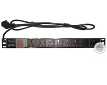 Mall certification Jingfeng 8-bit rack PDU power distributor Cabinet socket with switch